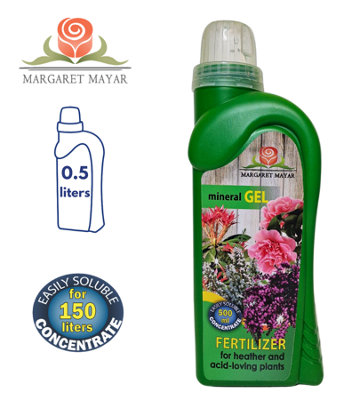 FERTILIZER FOR HEATHERS AND OTHER ACIDOPHILIC PLANTS - MINERAL GEL - 0.5L