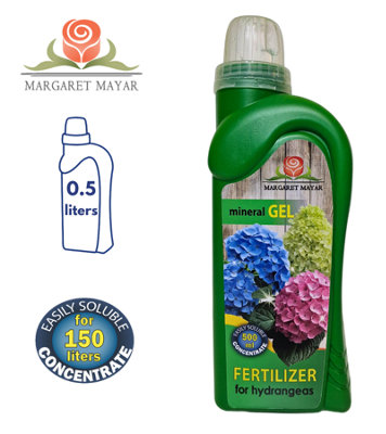 FERTILIZER FOR HYDRANGEAS - MINERAL GEL - 0.5L