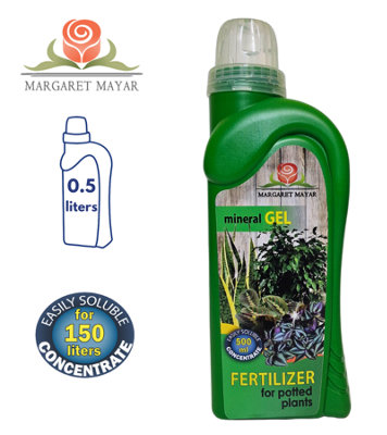 FERTILIZER FOR POTTED PLANTS - MINERAL GEL - 0.5L