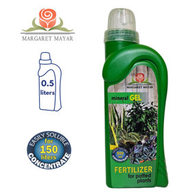 FERTILIZER FOR POTTED PLANTS - MINERAL GEL - 0.5L