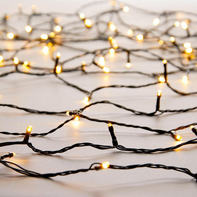Festive 28.7m Indoor & Outdoor Multifunction Christmas Fairy Lights 360 Warm White LEDs Price Comparisons | Compare The Build