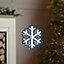 Festive 40cm Hanging Snowflake Infinity Light