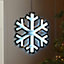 Festive 40cm Hanging Snowflake Infinity Light