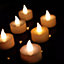 Festive Battery Operated Tea Lights Pack of 6