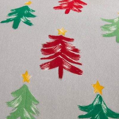 Festive Christmas Trees 100% Brushed Cotton Duvet Cover Set