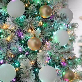 Festive Indoor & Outdoor 5ft Christmas Tree Lights 520 Aurora LEDs
