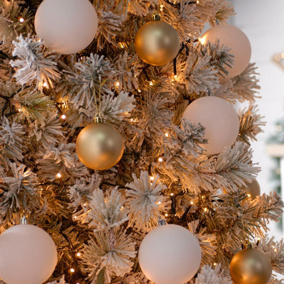 White indoor christmas tree on sale lights