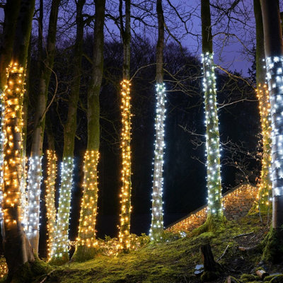 Festive Lights ConnectPro Lichterkette – 5m, 40 LEDs Warmweiß, Erweiterbares Außenbeleuchtungssystem