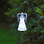 Festive Lights Solar Powered Angel LED Stake Light Memorial IP44 Outdoor Garden Rememberence Decoration