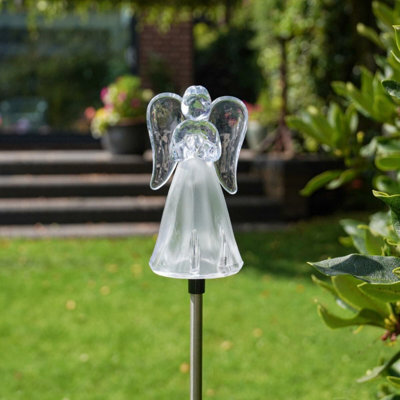 Angel solar lights garden online