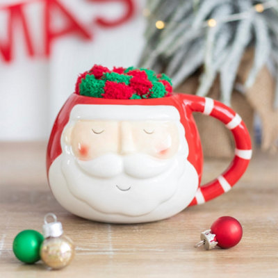 Festive Santa Mug and Socks Gift Set