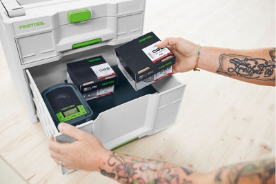 Festool 2 Draw Sortainer 3 SYS3-SORT/2 M 337 Systainer + Dividers Carry Case 40KG