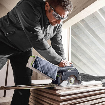 Festool 577232 Cordless 18V Lithium Ion Circular Saw 160mm HKC55 + 5AH ...