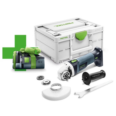 Festool Cordless angle grinder AGC 18-125 EB-Basic-5,2 | DIY at B&Q