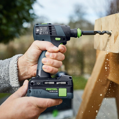 Festool Cordless drill TXS 18 Basic Set DIY at B Q