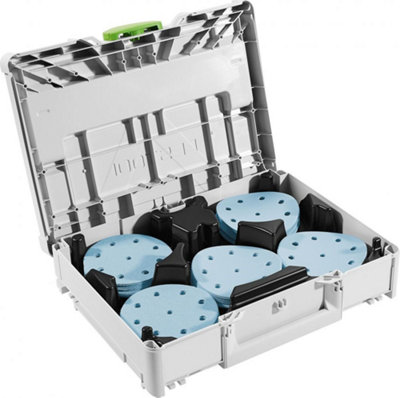 Festool Sanding Abrasive Systainer Granat 100x 125mm Orbital Sanding Sheets SYS