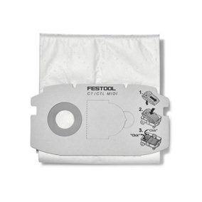 Festool Self clean filter bag SC FIS CT MIDI/5