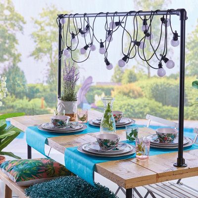 Festoon Lighting - Mains Powered Weatherproof Home or Garden 24V LED ...