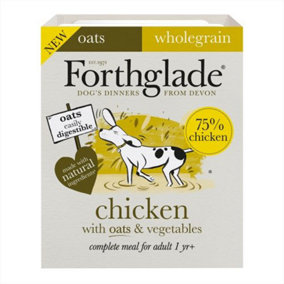 FG Wholegrain Chicken Oats & Veg Wet Dog Food 395g x 18