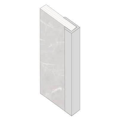 Fibo J Shape End Cap Aluminium Satin Trim Price Comparisons | Compare The Build