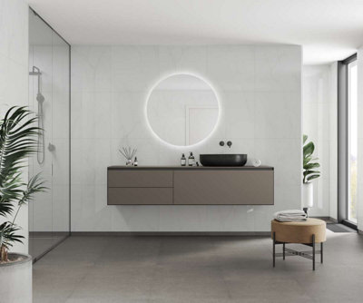 Fibo Scandinavian Bright Marble Tile Wall Panel