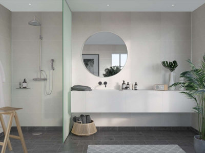 Fibo Scandinavian Grey Cement Tile Wall Panel