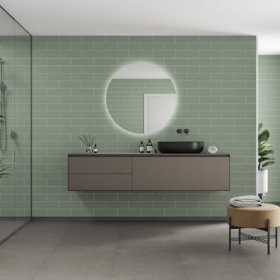 Fibo Urban Metro Olive Green Wall Panel