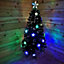 Fibre Optic Indoor 120cm Cosmos Tree With 22 Colour Changing LEDs