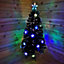 Fibre Optic Indoor 120cm Cosmos Tree With 22 Colour Changing LEDs