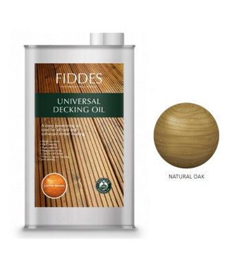 Fiddes - Decking Oil - 5 Litre - Natural Oak