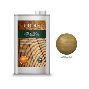 Fiddes - Decking Oil - 5 Litre - Natural Oak