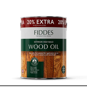 Fiddes Exterior Uv High Build Wood Oil 3L
