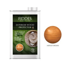 Fiddes - Exterior Wood Protector - 5 Litre - Harvest Brown