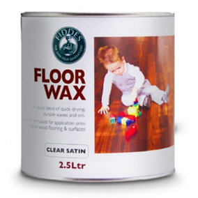 Fiddes Liquid Floor Wax Clear - 2.5 Litre