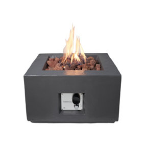 Field & Flame Aster Fire Pit in Grey