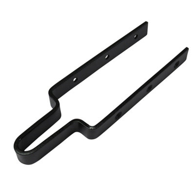 Field Gate Spring Fastener Set (Black Staple Latch Catch Fixing Kit)
