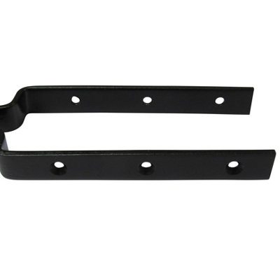 Field Gate Spring Fastener Set (Black Staple Latch Catch Fixing Kit)
