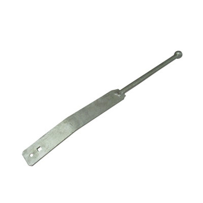 Field Gate Spring Fastener Set (Galvanised Staple Latch Catch Fixing Kit)
