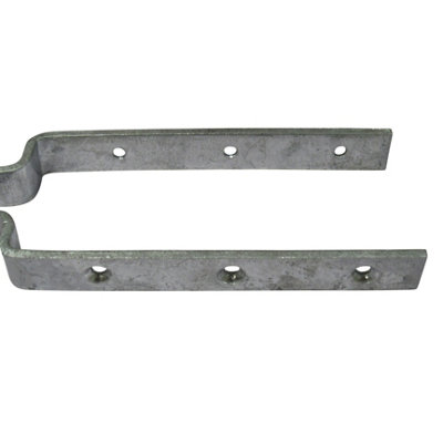 Field Gate Spring Fastener Set (Galvanised Staple Latch Catch Fixing Kit)