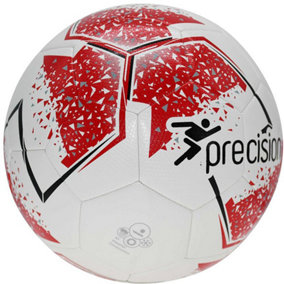 FIFA IMS Official Quality Match Football - Size 3 White/Red/Black 3.5mm Foam