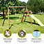 Figue Wooden Swing Set with Slide
