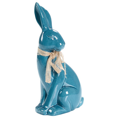 Figurine Rabbit CLUNY Ceramic Blue