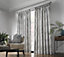 Fiji 66" x   90" Silver (Taped Top Curtains)