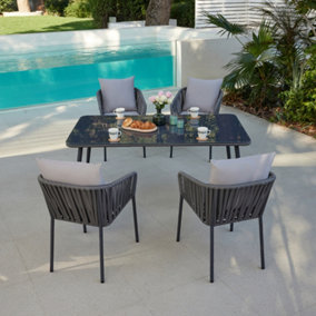 Fiji Luxury Garden Dining Set for 4