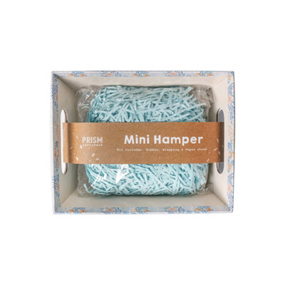 Fill Your Own Mini Gift Hamper Basket Set with Cellophane Wrap & Ribbon ...