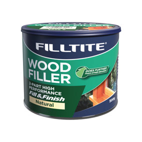 Filltite High Performance 2Pt Wood Filler 500g - Natural