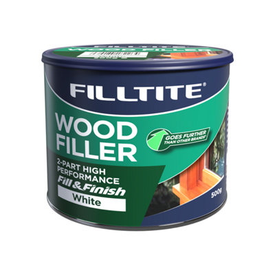 Filltite High Performance 2Pt Wood Filler 500g - White