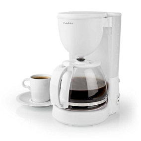 Filter Coffee Maker 1.25L 750W for up to 10 Cups, with Keep Warm Feature, Anti-Drip Function, Auto Switch-Off