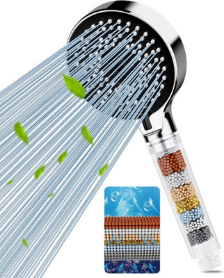 Filter Shower Head, High Pressure Shower Head with 5 Spray Modes ...