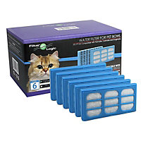 FilterLogic AFLPT100 Replacement Filters for Cat / Dog Pet Mate Water Fountain